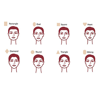 hairstyles for different face shapes 2021